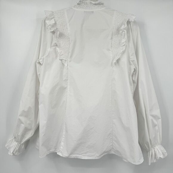 ASOS White Ruffle Blouse - Picture 2 of 12